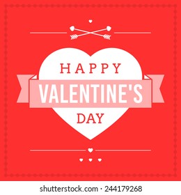 Valentine's Day Card - Retro design