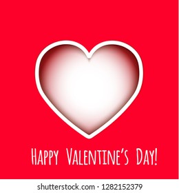 Valentine's day card, sale and flyer templates with lettering. Typography poster, card, label, banner design. Perfect for holiday flat design. Vector illustration. Vector
