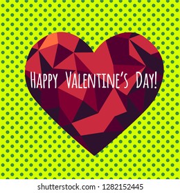 Valentine's day card, sale and flyer templates with lettering. Typography poster, card, label, banner design. Perfect for holiday flat design. Vector illustration. Vector