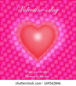 Valentine's day card template