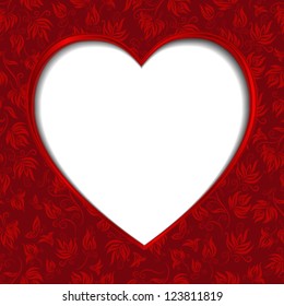 Valentine's Day card, vector