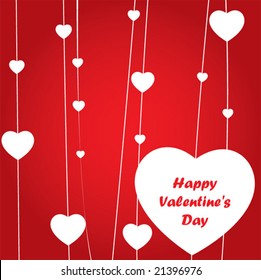 Valentine's day card. vector
