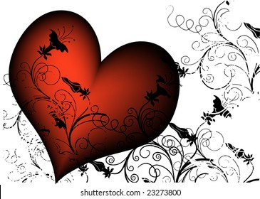 Valentine's day card vector