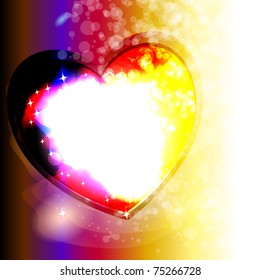 valentine's day card, vector