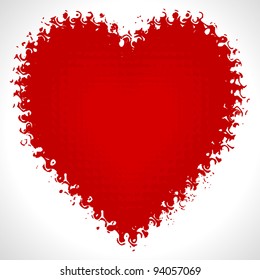 valentine's day card, vector