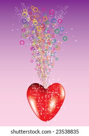 Valentine's Day Card -Vector Art-