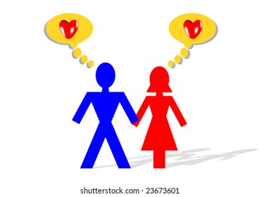 Valentine's Day Card -Vector Art-
