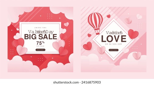 Valentine's day card vector art