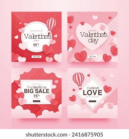 Valentine's day card vector art