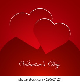 Valentines Day card vector background