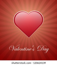 Valentines Day card vector background