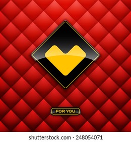 Fondo vectorial de la tarjeta de San Valentín 