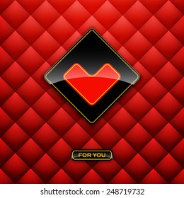 Pasos de fondo vectoriales de la tarjeta de San Valentín 10