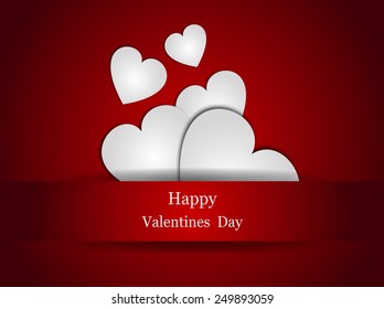  Valentines day card vector background