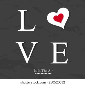 Valentines day card vector background
