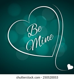 Valentines day card vector background