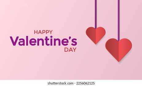 Valentine's day card. Vector editable