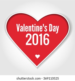 Valentines Day Card Vector EPS 10 illustration.