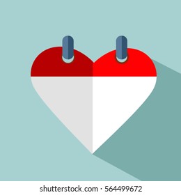 Valentines Day Card Vector EPS 10 illustration.