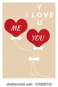 Valentines Day card. vector  esp 10