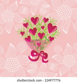 Valentines day card vector illustration
