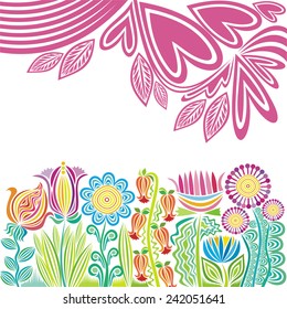Valentines day card vector illustration