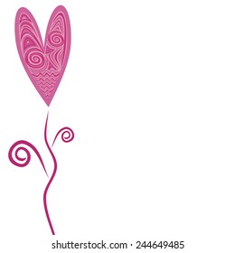 Valentines day card vector illustration