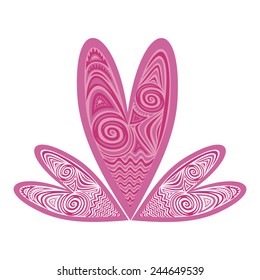 Valentines day card vector illustration