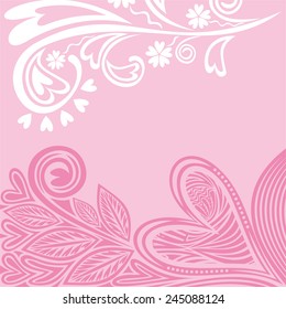 Valentines day card vector illustration