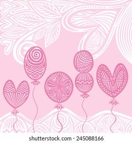 Valentines day card vector illustration
