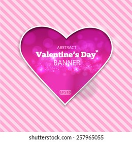 Valentines Day Card Vector illustration EPS10
