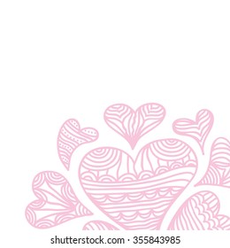 Valentines day card vector illustration