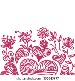 Valentines day card vector illustration