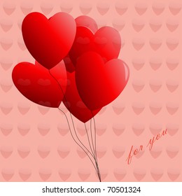 valentines day card vector illustration