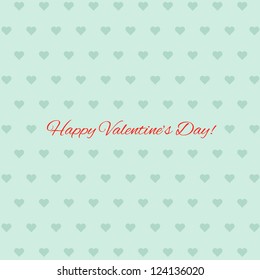 Valentine's day card. Vector image
