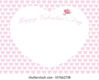 A Valentines Day card/background illustration that you can connect laterally to create a seamless image.