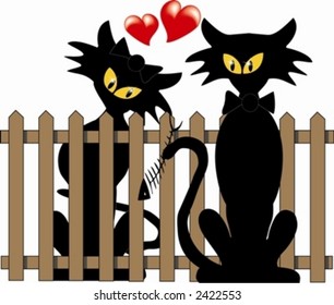 valentine's day cat