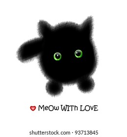 Valentine's Day Cat Card