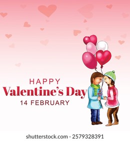 Valentine's Day Celebration Design Template 