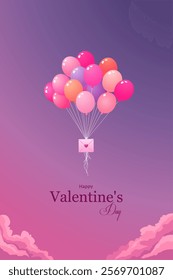 valentine's day celebration flyer design