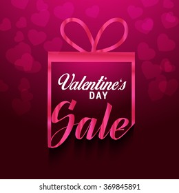 Valentine's Day celebration Poster, Banner or Flyer design of Sale with different discount offer.