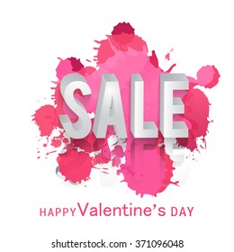 Valentine's Day celebration Poster, Banner design of Big Sale with different discount offer.