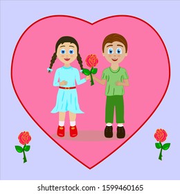 Valentine's Day Valentine's Day with children