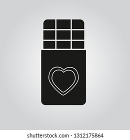 Valentines day chocolate icon