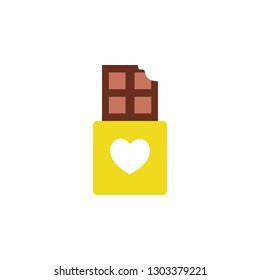 Valentines day, chocolate icon. Element of Web Valentine day icon for mobile concept and web apps. Detailed Valentines day, chocolate icon can be used for web and mobile