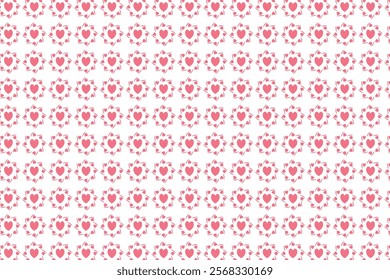 Valentine's Day Circle  Patterns design