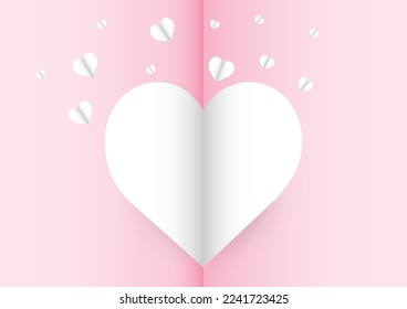 valentines day collection and romantic elements Love, wedding, Valentine's Day concept. Illustration vector illustration