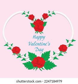 valentines day collection and romantic elements Love, wedding, Valentine's Day concept. Illustration vector illustration