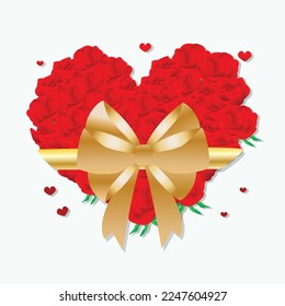 valentines day collection and romantic elements Love, wedding, Valentine's Day concept. Illustration vector illustration