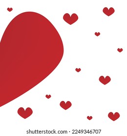 valentines day collection and romantic elements Love, wedding, Valentine's Day concept. Illustration vector illustration